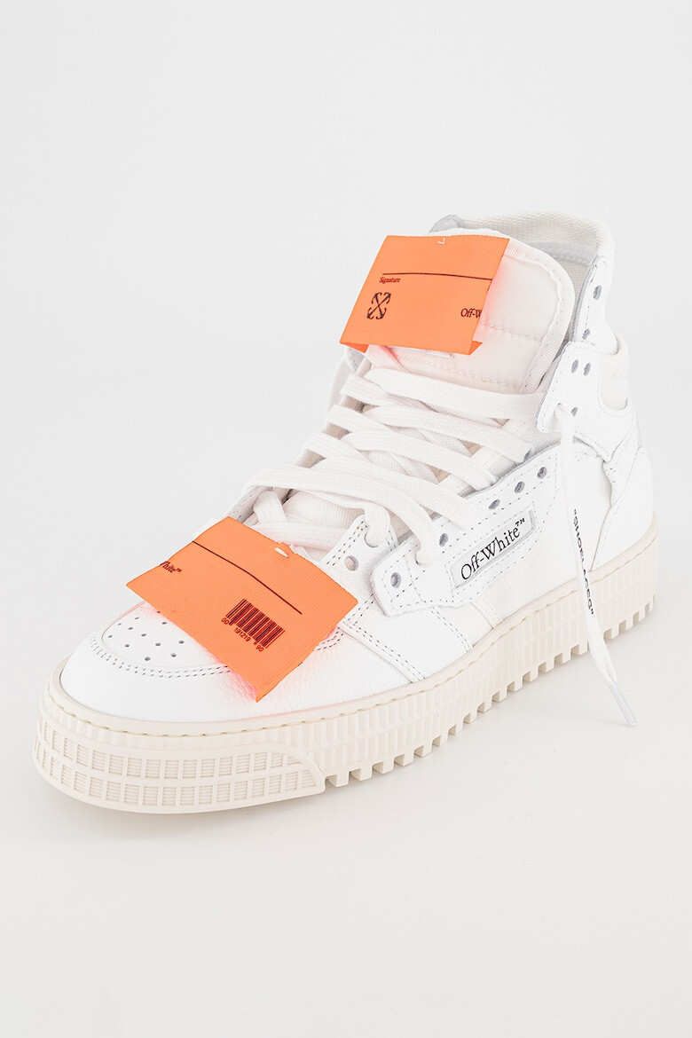 OFF-WHITE Кожени спортни обувки с висок профил - Pepit.bg