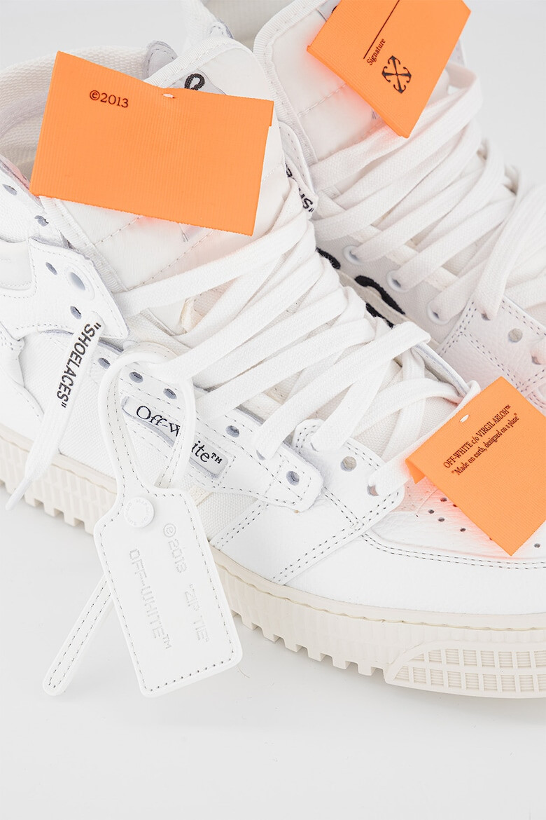 OFF-WHITE Кожени спортни обувки с висок профил - Pepit.bg