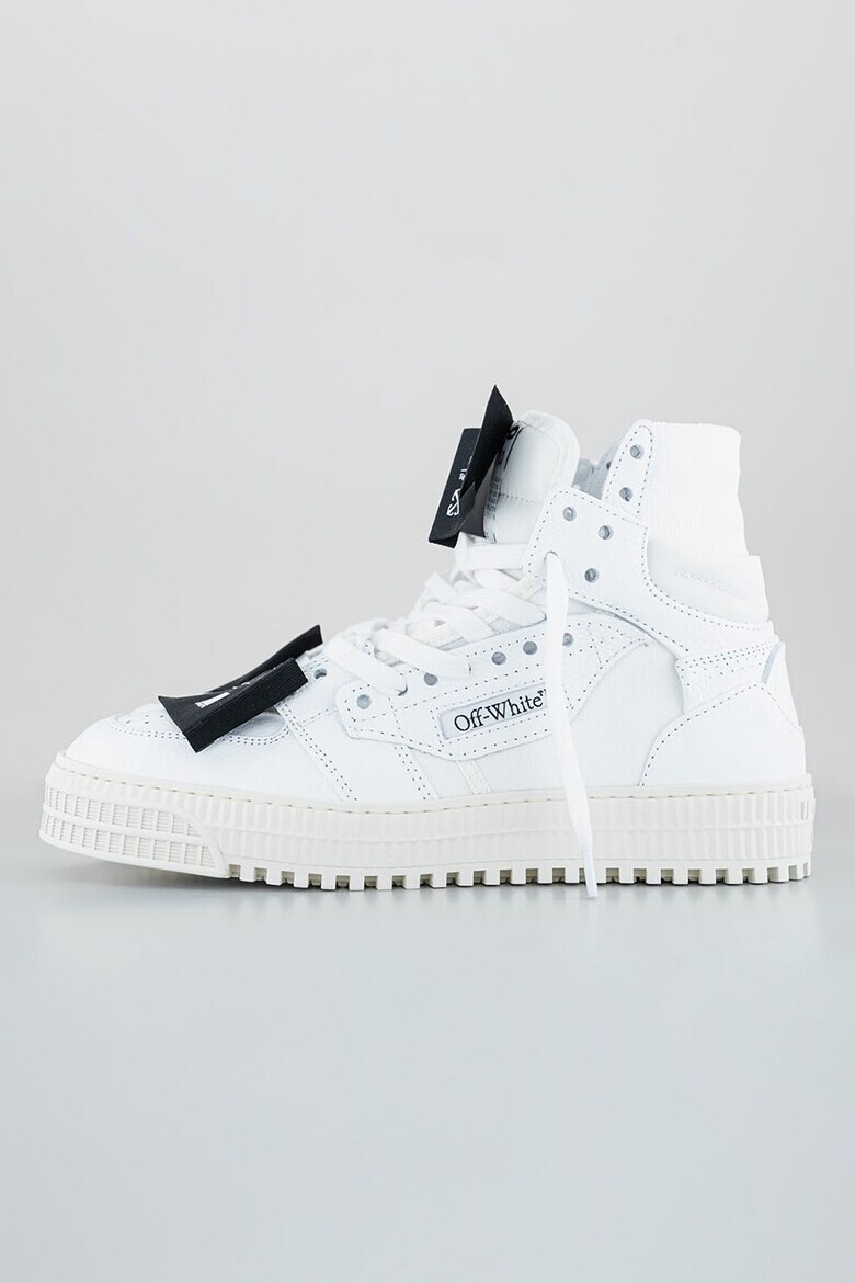 OFF-WHITE Кожени спортни обувки с висок профил - Pepit.bg