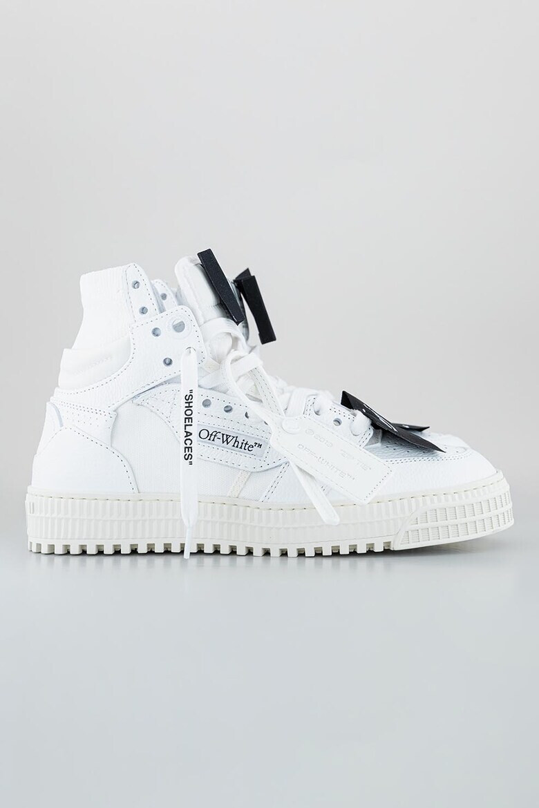 OFF-WHITE Кожени спортни обувки с висок профил - Pepit.bg