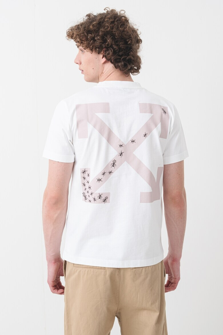 OFF-WHITE Слим тениска с лого - Pepit.bg