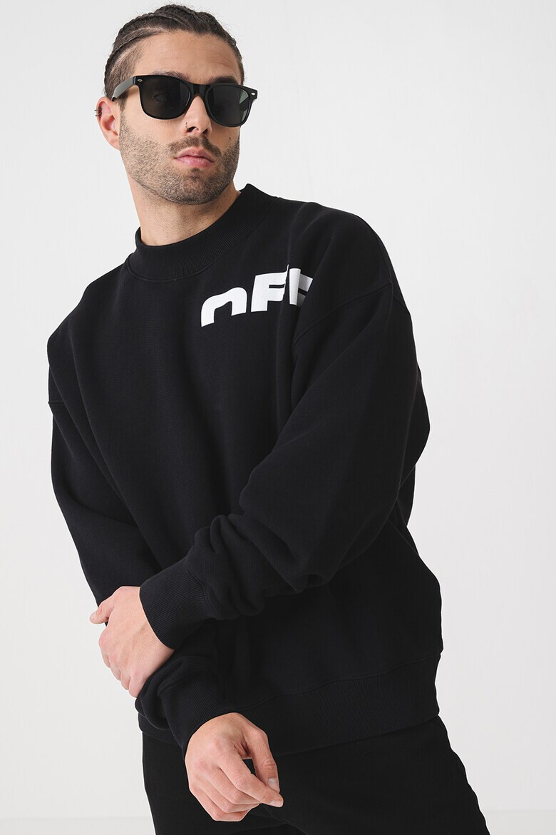 OFF-WHITE Суитшърт с овално деколте и лого - Pepit.bg