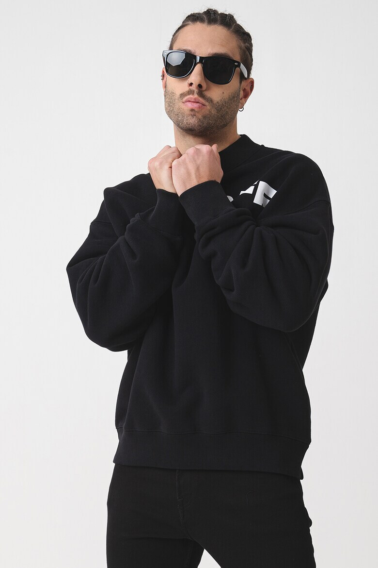 OFF-WHITE Суитшърт с овално деколте и лого - Pepit.bg