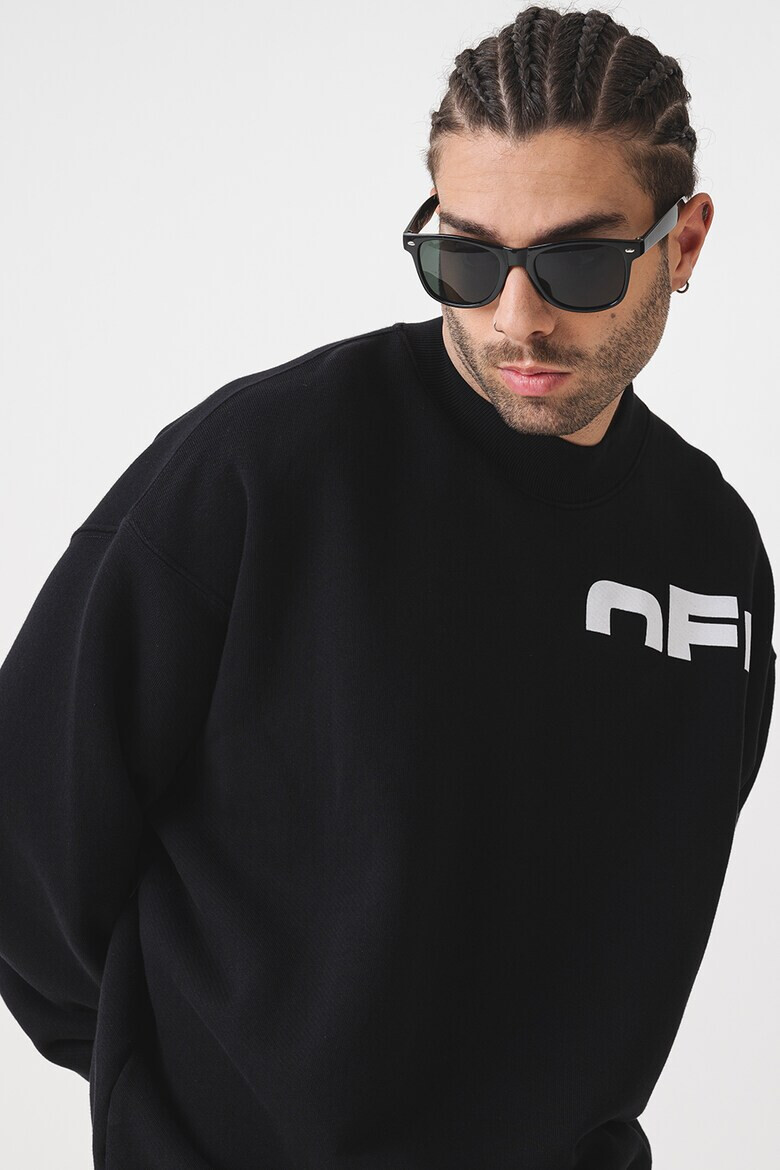 OFF-WHITE Суитшърт с овално деколте и лого - Pepit.bg