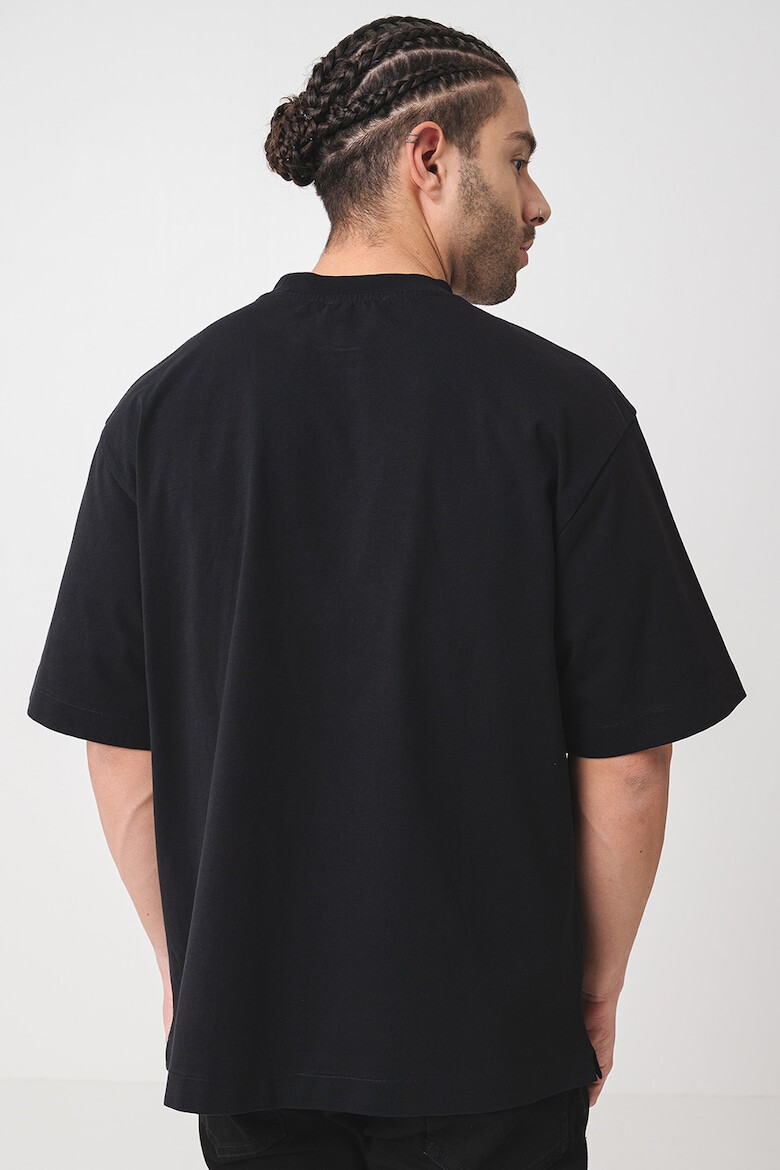 OFF-WHITE Свободна памучна тениска - Pepit.bg