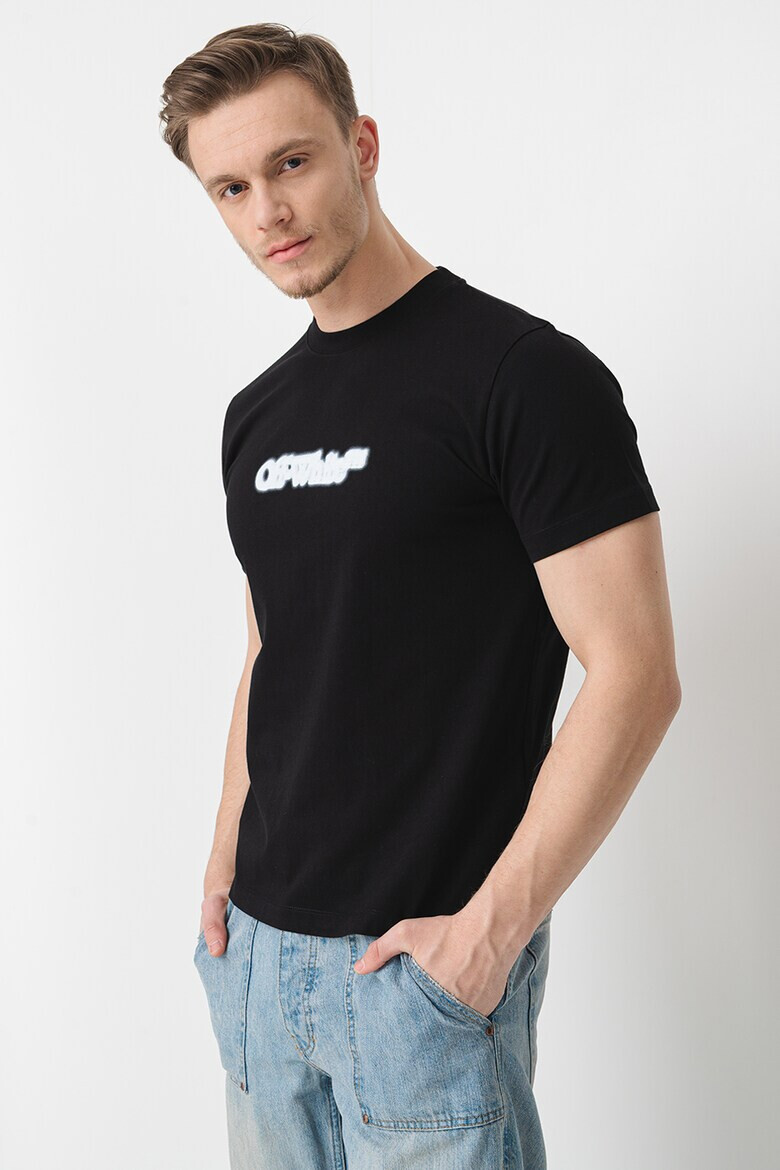 OFF-WHITE Тениска с принт на гърба - Pepit.bg
