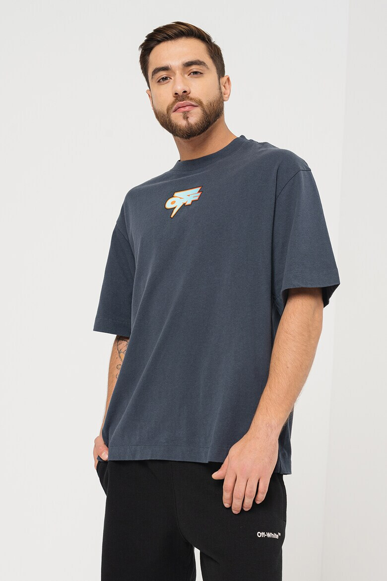 OFF-WHITE Уголемена тениска Degrad - Pepit.bg