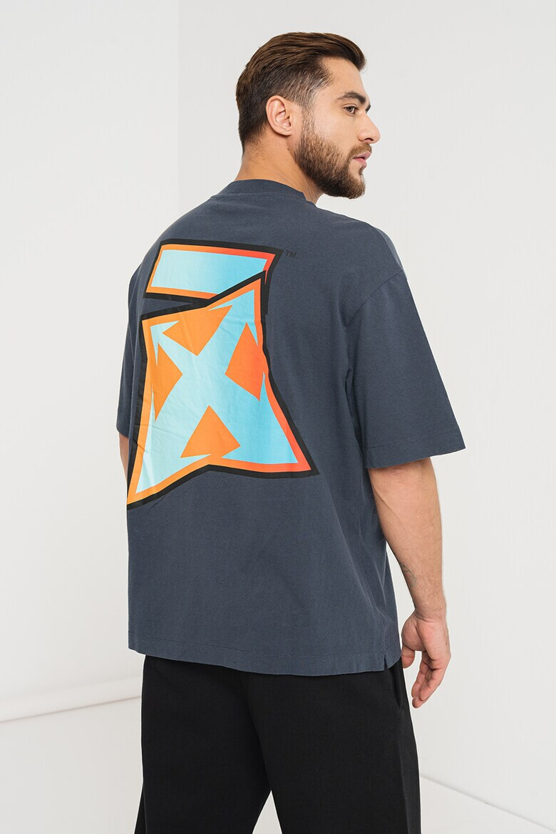 OFF-WHITE Уголемена тениска Degrad - Pepit.bg