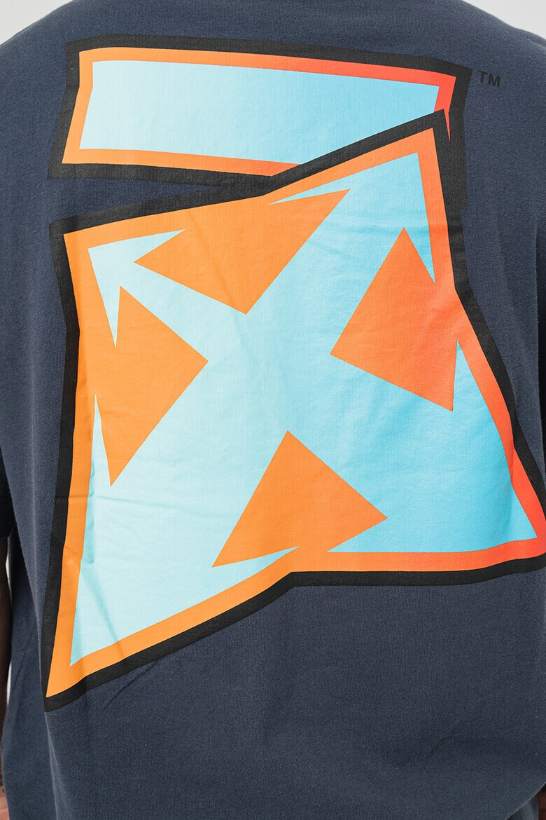 OFF-WHITE Уголемена тениска Degrad - Pepit.bg