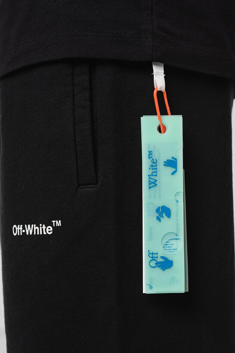 OFF-WHITE Вталена тениска Chain - Pepit.bg