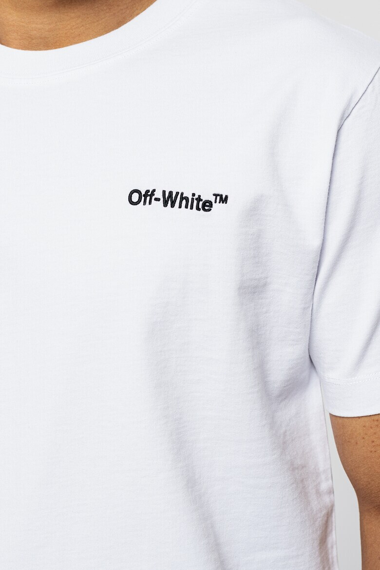 OFF-WHITE Вталена тениска For All - Pepit.bg