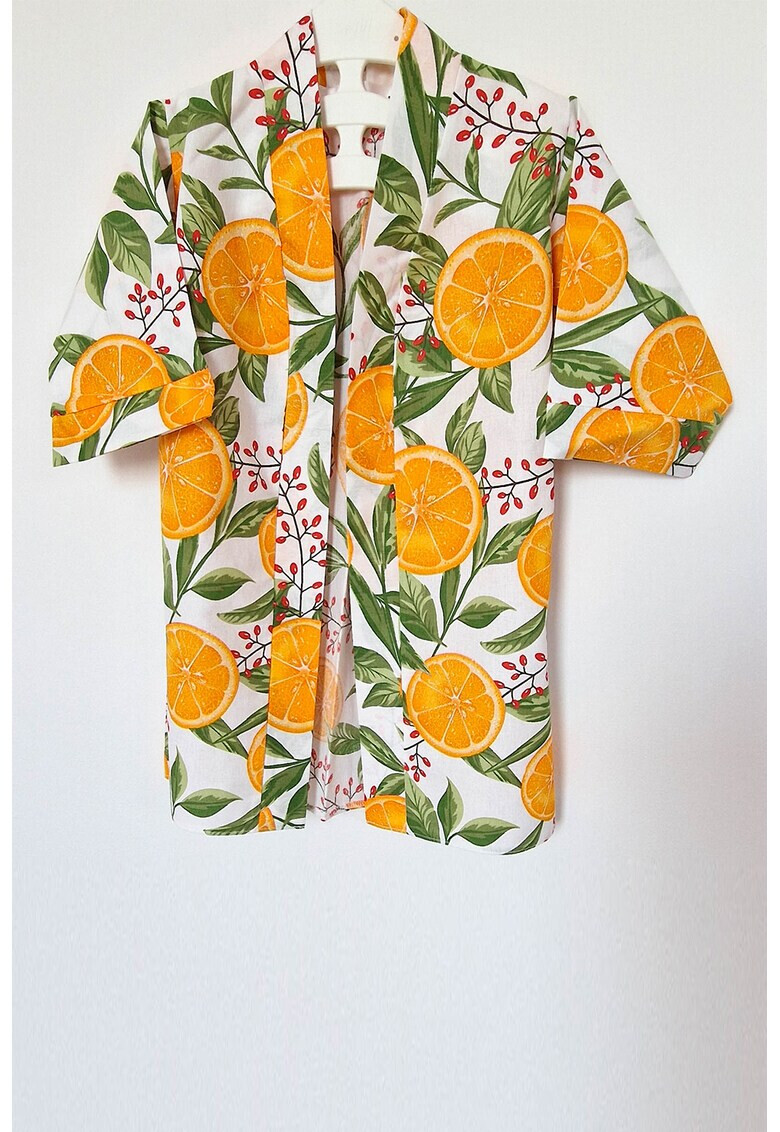Oh Kimono Рокля тип кимоно с десен - Pepit.bg