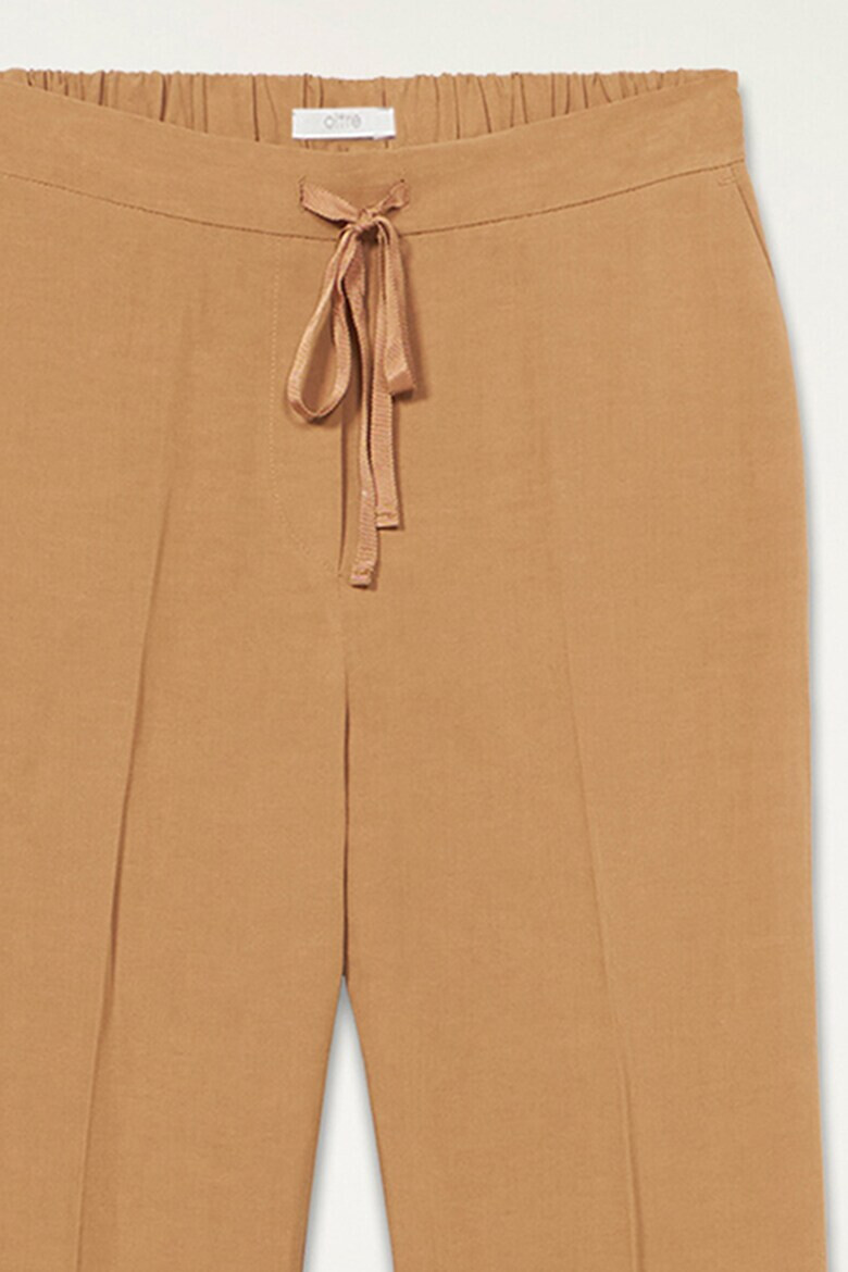 Oltre Панталон с лен с връзка - Pepit.bg
