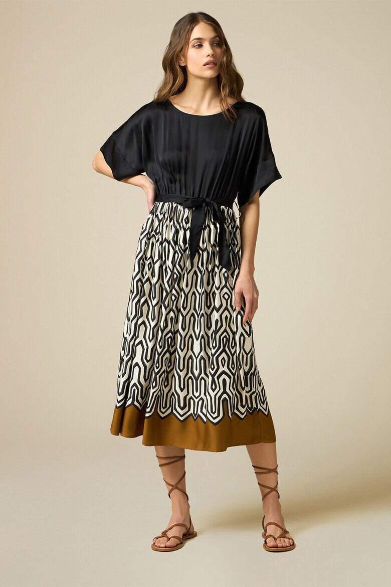 Oltre Сатенена миди рокля - Pepit.bg