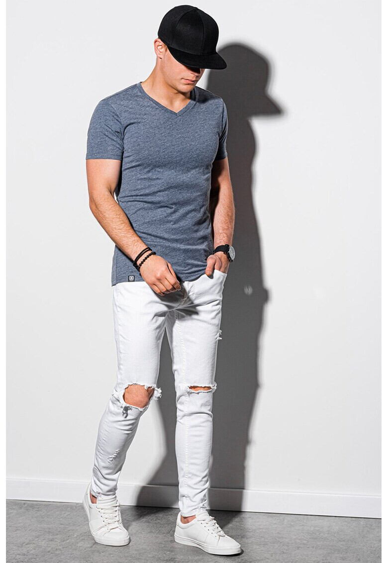 OMBRE Тениска с шпиц - Pepit.bg