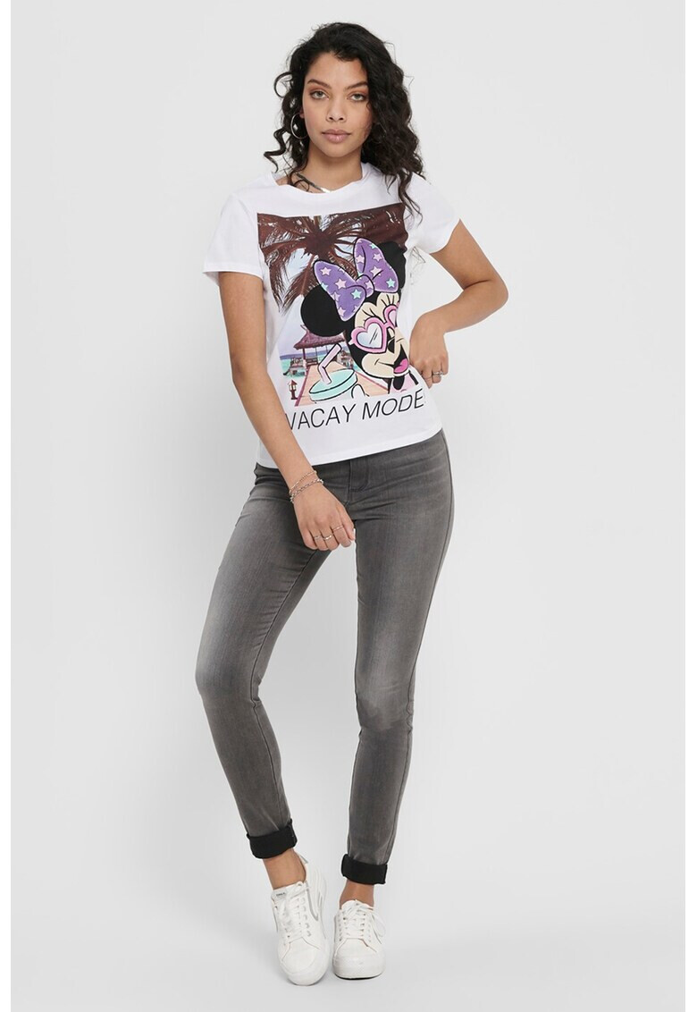 Only Памучна тениска с Minnie Mouse - Pepit.bg