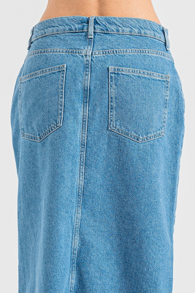 Only Пола от деним с цепка отпред - Pepit.bg