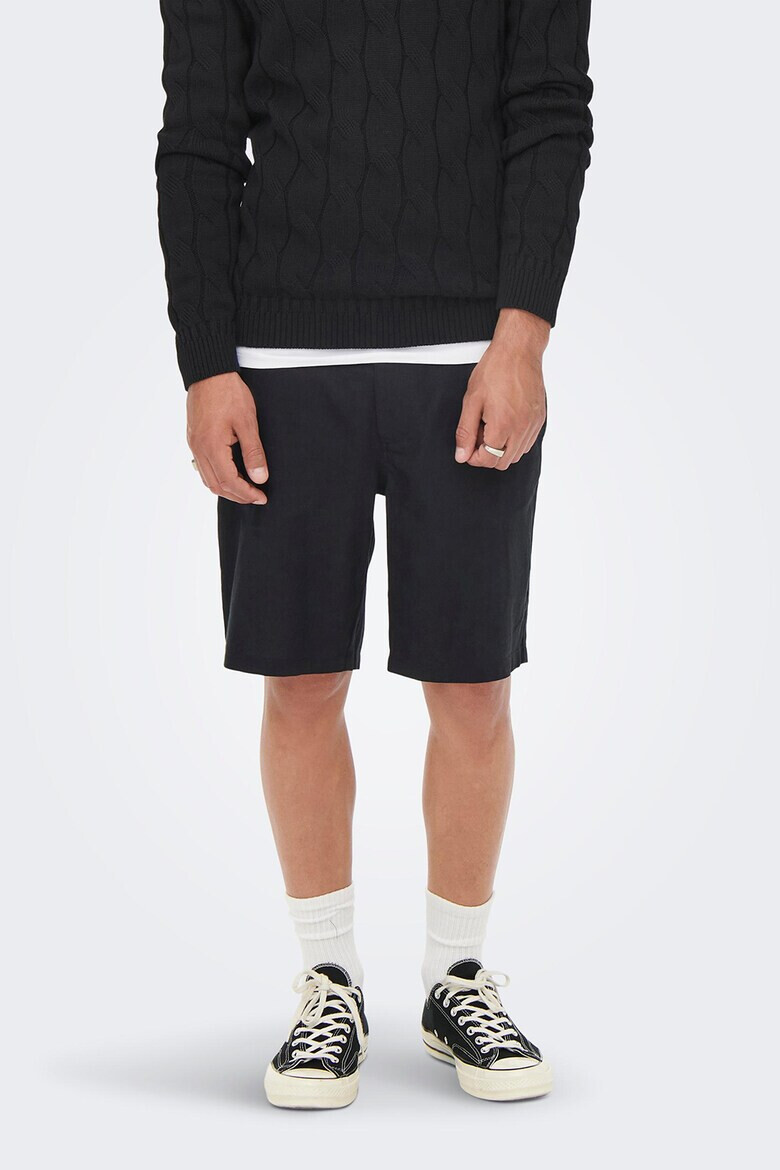 Only & Sons Бермуди с лен - Pepit.bg