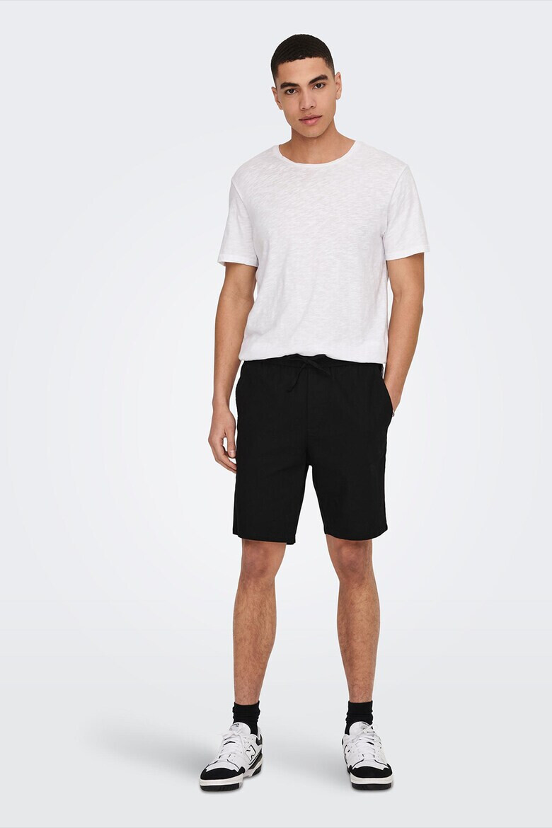 Only & Sons Бермуди с лен - Pepit.bg