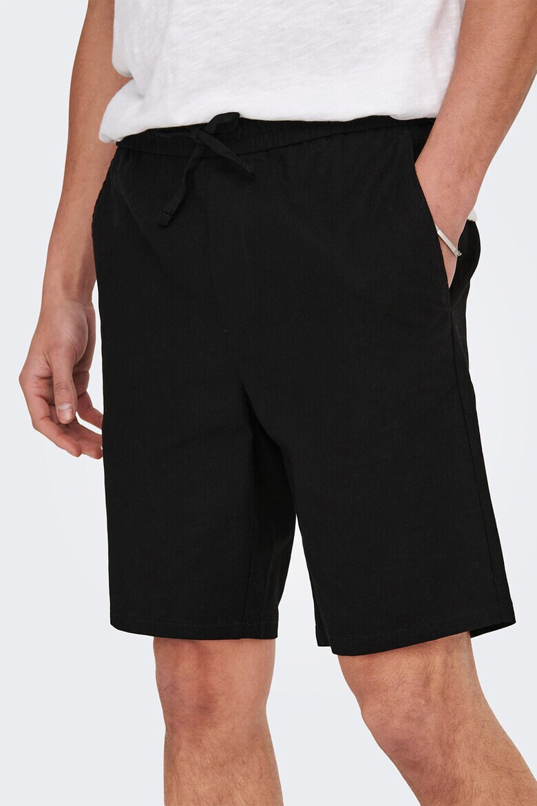 Only & Sons Бермуди с лен - Pepit.bg