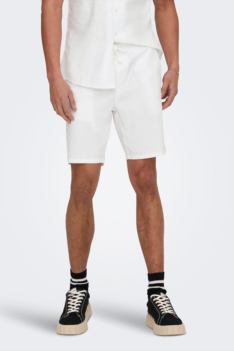 Only & Sons Бермуди с лен - Pepit.bg