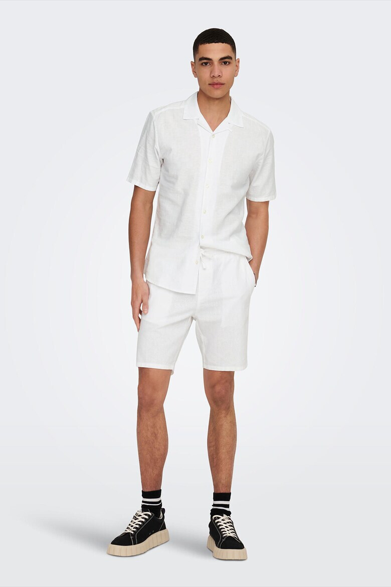 Only & Sons Бермуди с лен - Pepit.bg