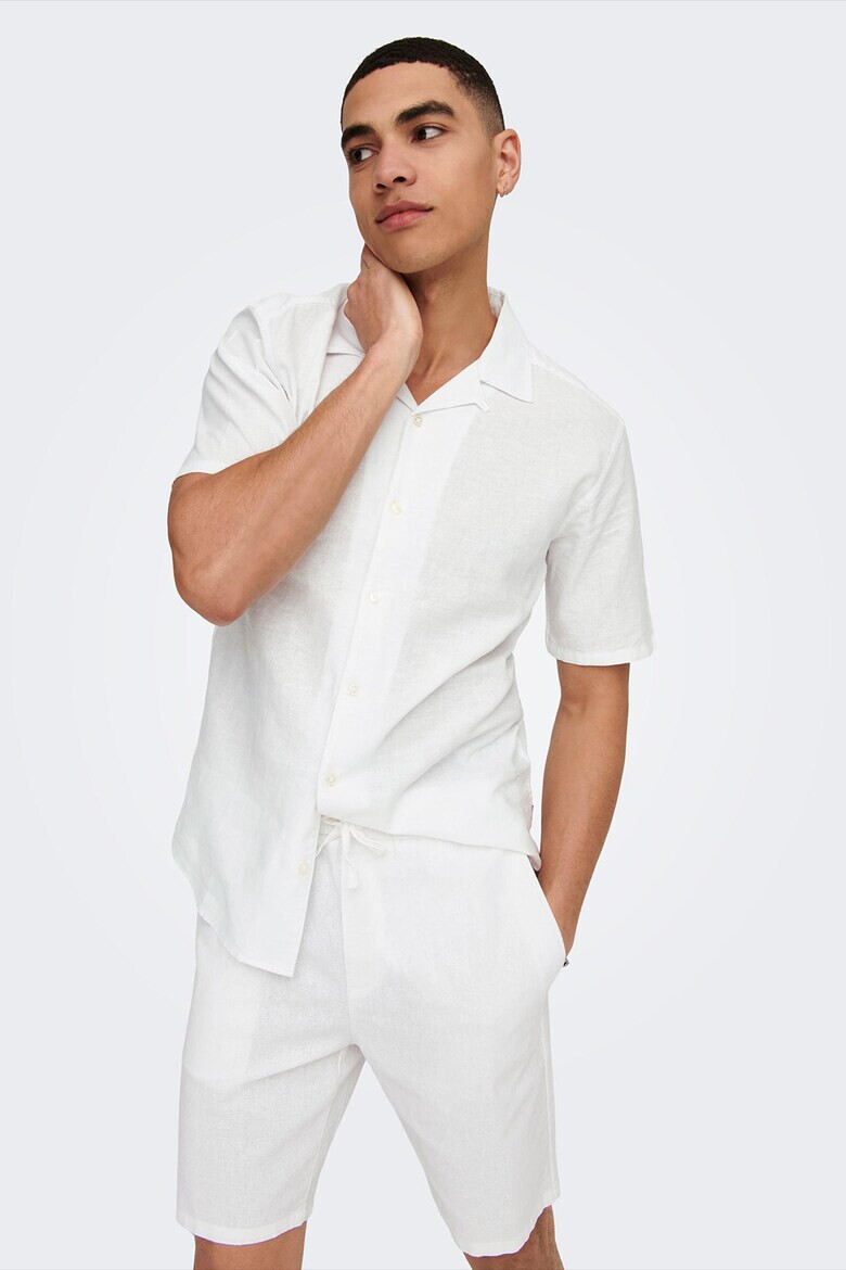 Only & Sons Бермуди с лен - Pepit.bg