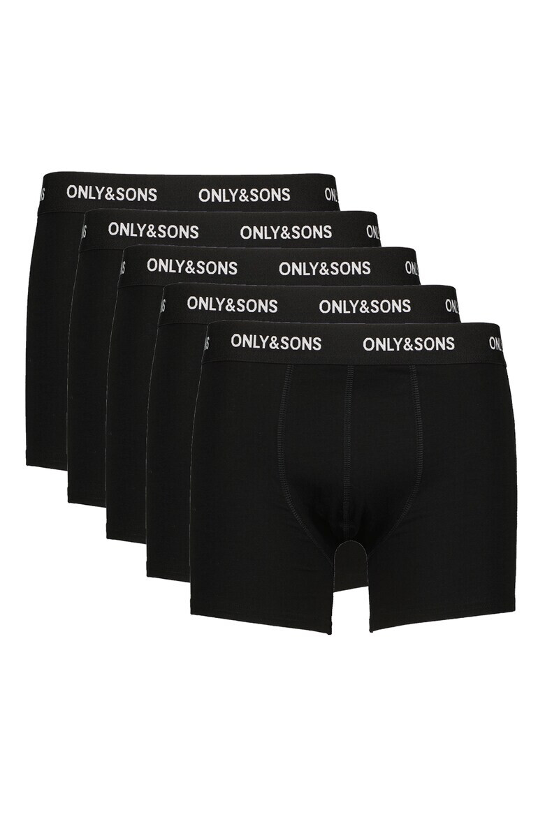 Only  Sons Боксерки с памук - 5 чифта - Pepit.bg