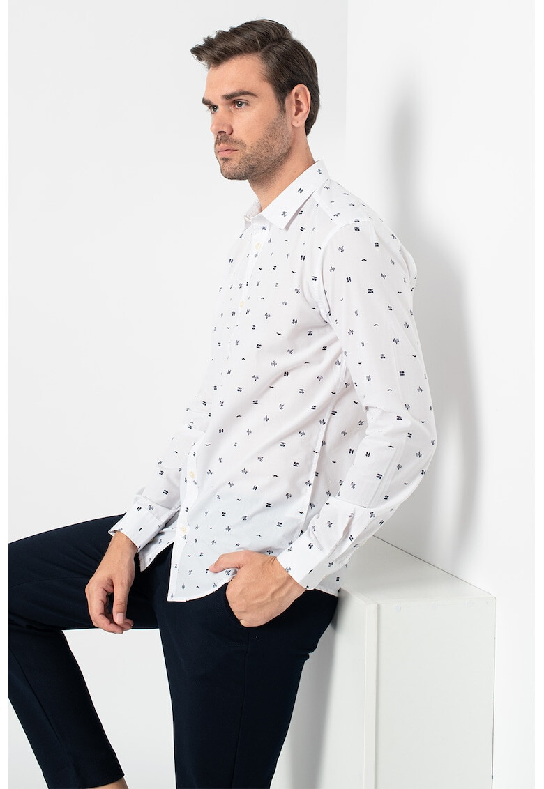Only & Sons Десенирана риза Movember - Pepit.bg