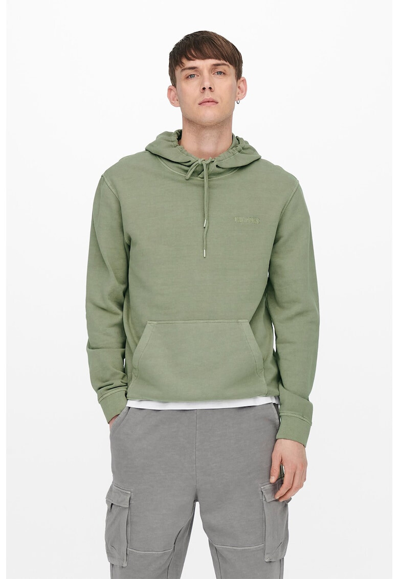 Only & Sons Худи с джоб кенгуру - Pepit.bg