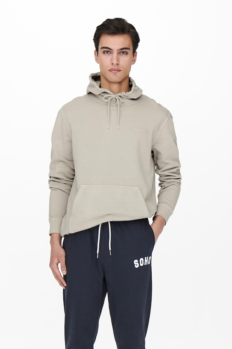 Only & Sons Худи с джоб кенгуру - Pepit.bg