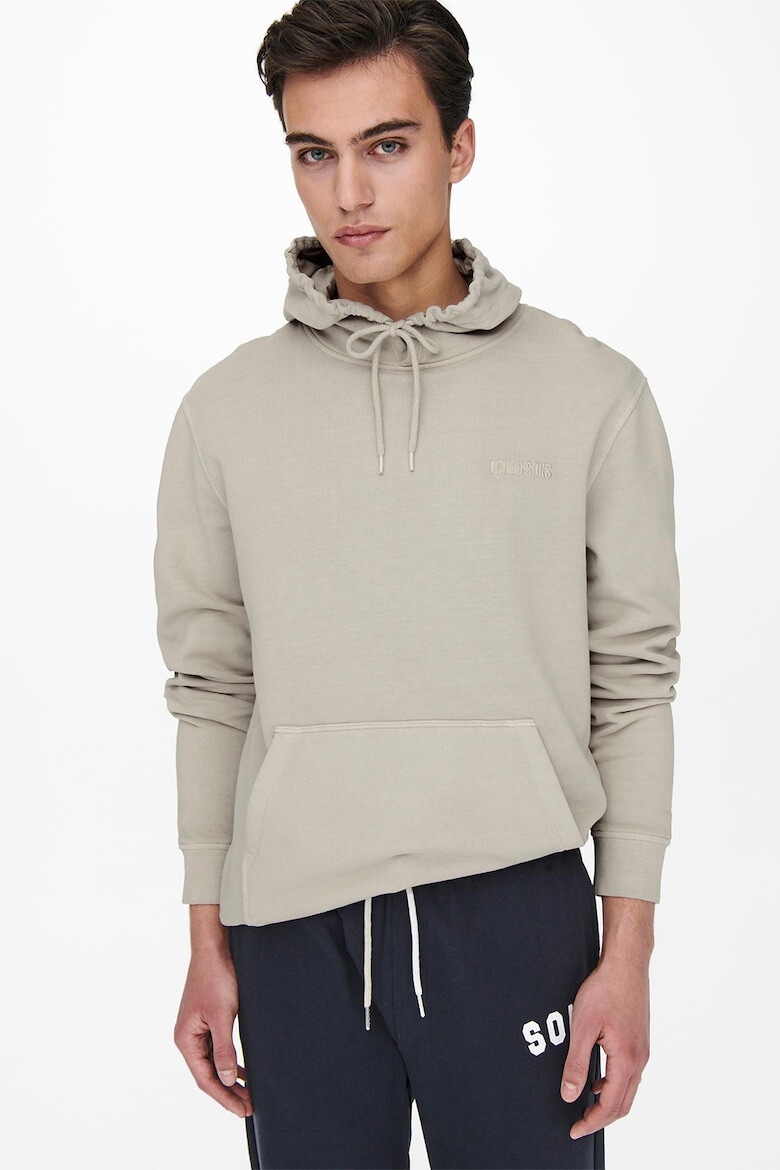 Only & Sons Худи с джоб кенгуру - Pepit.bg