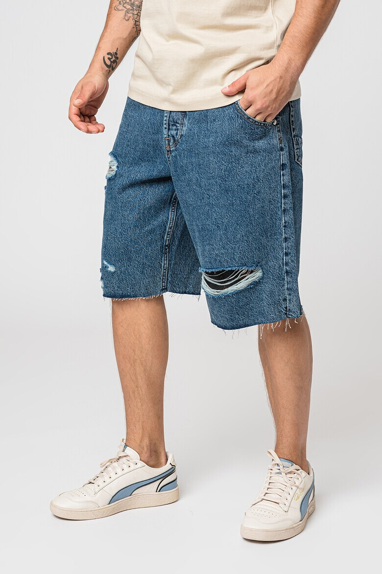 Only & Sons Къси дънки Bart със захабен ефект - Pepit.bg