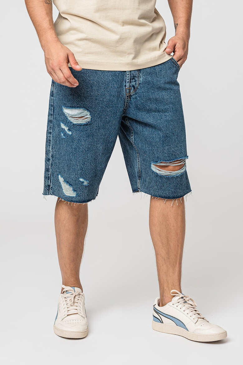 Only & Sons Къси дънки Bart със захабен ефект - Pepit.bg