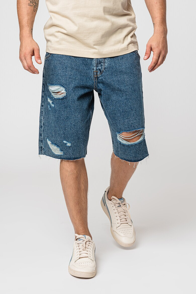 Only & Sons Къси дънки Bart със захабен ефект - Pepit.bg