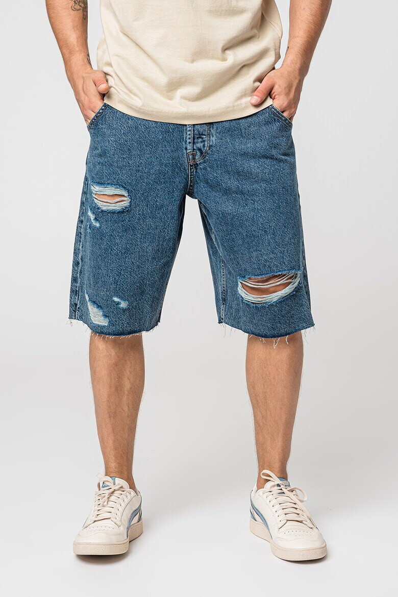 Only & Sons Къси дънки Bart със захабен ефект - Pepit.bg