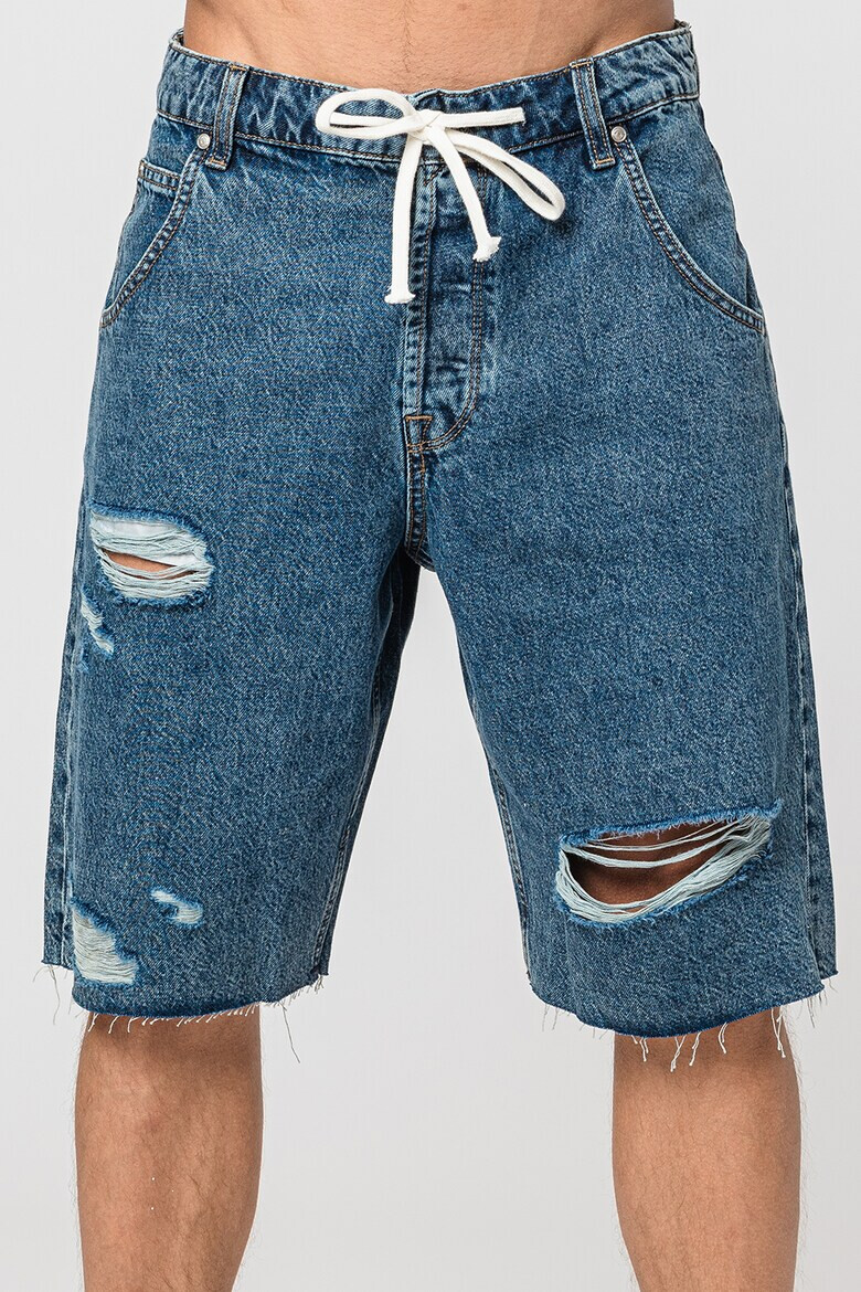 Only & Sons Къси дънки Bart със захабен ефект - Pepit.bg