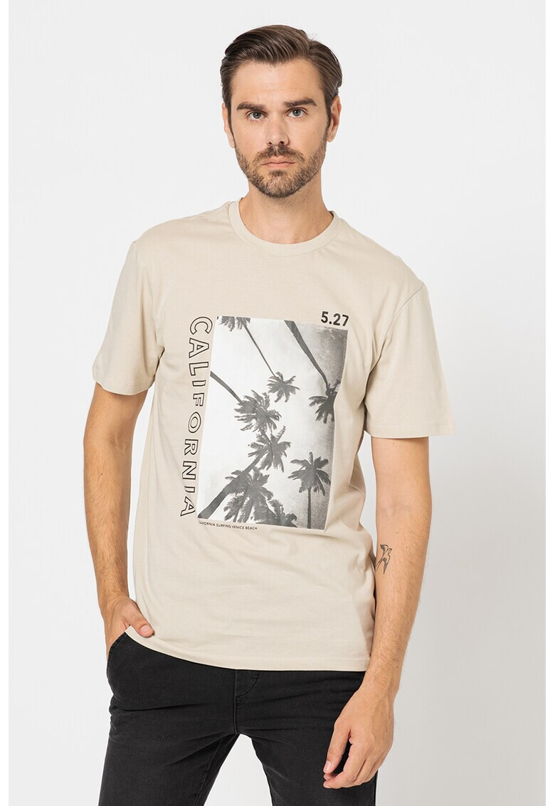 Only & Sons Памучна тениска Ivey с принт - Pepit.bg