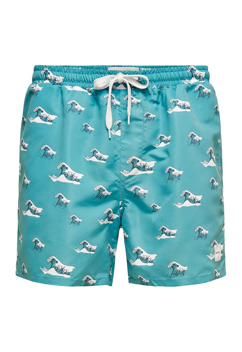 Only & Sons Плувни шорти с десен - Pepit.bg