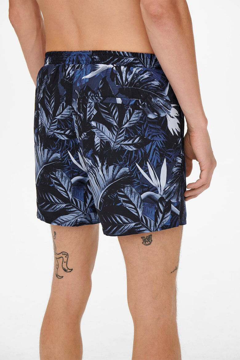 Only & Sons Плувни шорти с принт - Pepit.bg