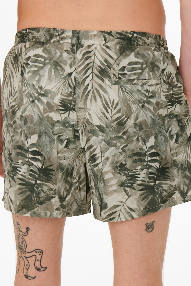 Only & Sons Плувни шорти с принт - Pepit.bg