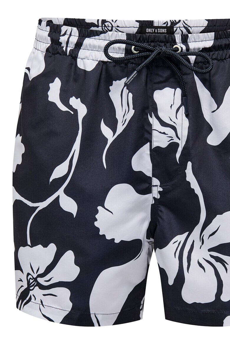 Only & Sons Плувни шорти с принт - Pepit.bg