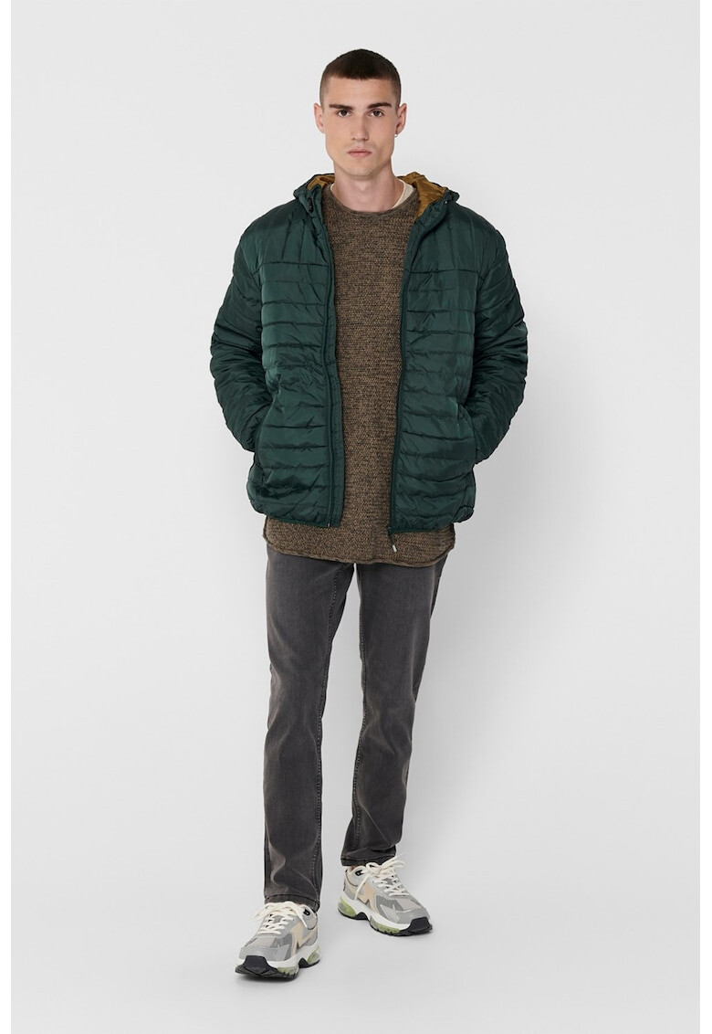 Only & Sons Подплатено яке Paul с качулка - Pepit.bg
