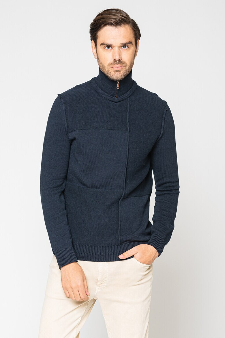 Only & Sons Пуловер Elias с къс цип - Pepit.bg
