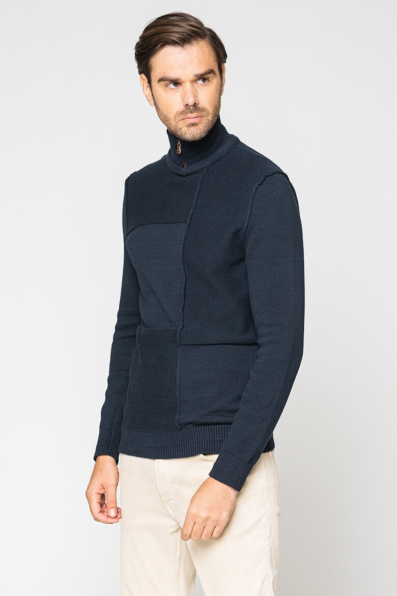 Only & Sons Пуловер Elias с къс цип - Pepit.bg