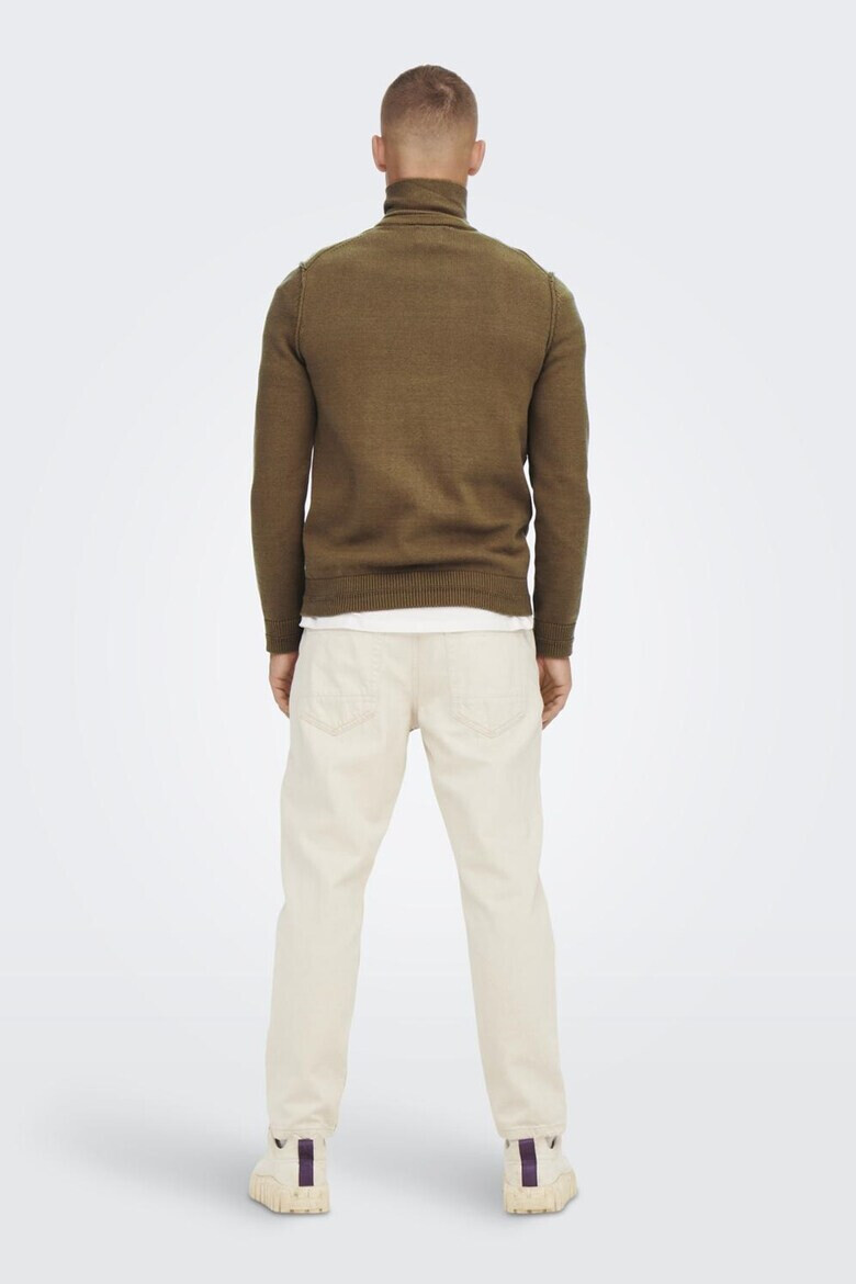 Only & Sons Пуловер Elias с къс цип - Pepit.bg