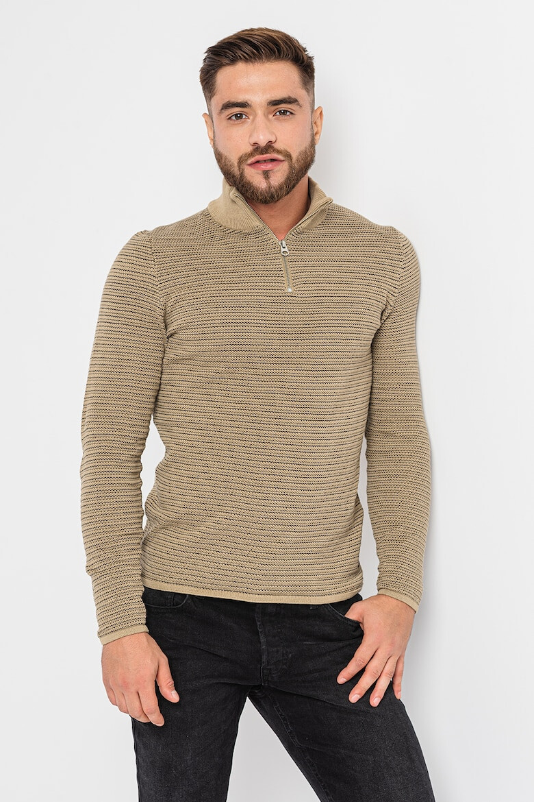 Only & Sons Пуловер Niguel с къс цип - Pepit.bg