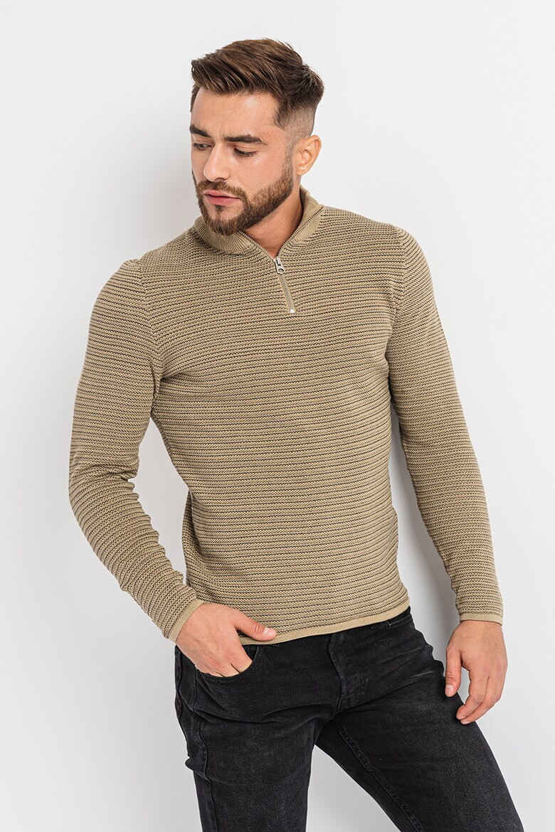 Only & Sons Пуловер Niguel с къс цип - Pepit.bg
