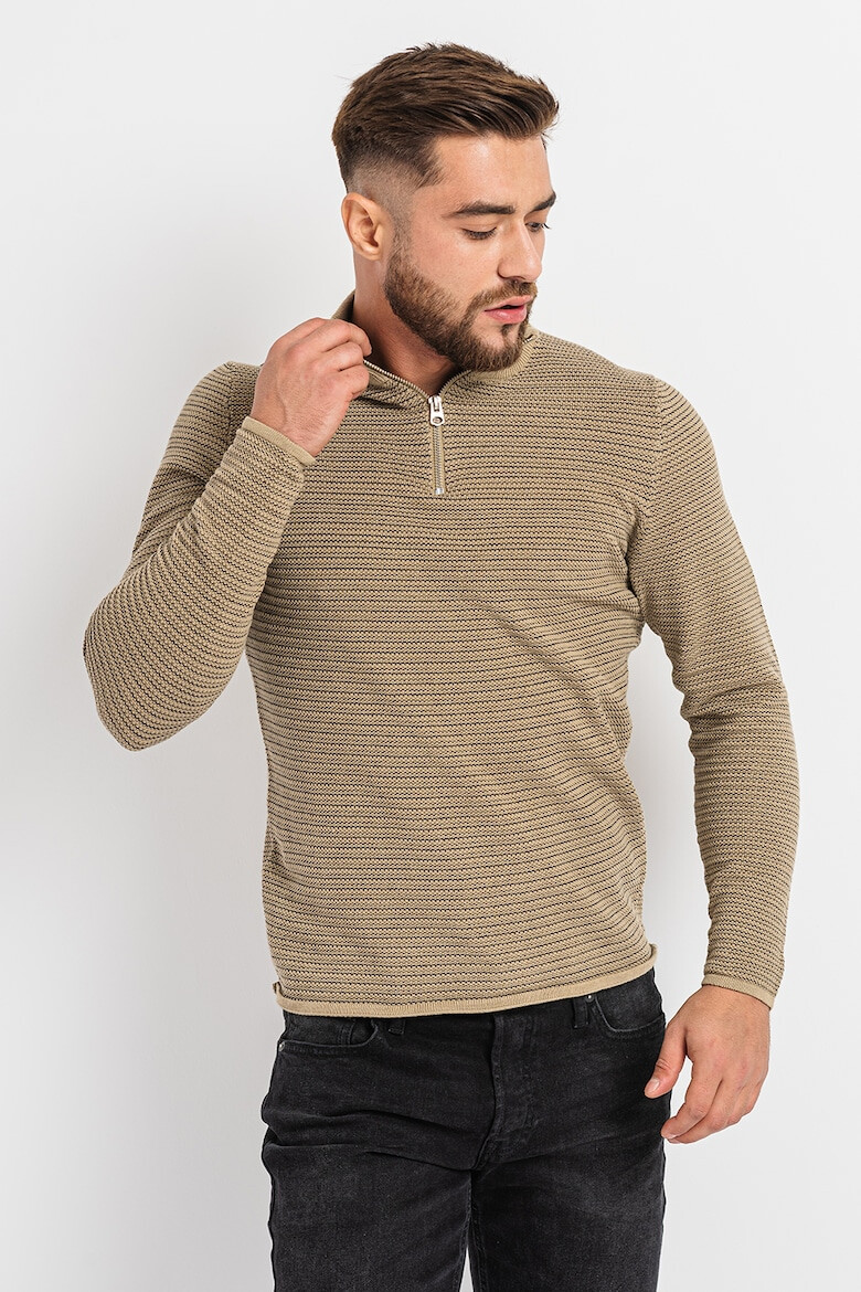 Only & Sons Пуловер Niguel с къс цип - Pepit.bg