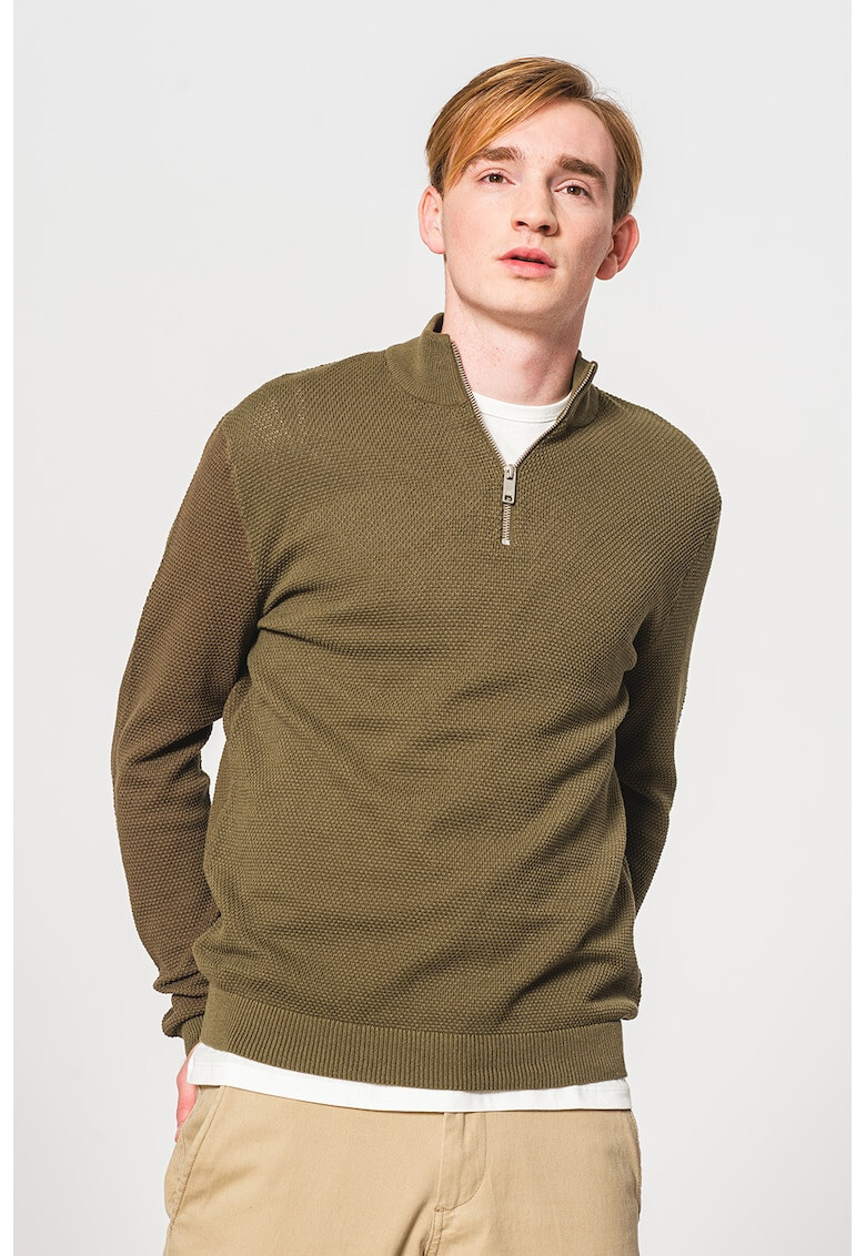Only & Sons Пуловер с цепка с цип - Pepit.bg